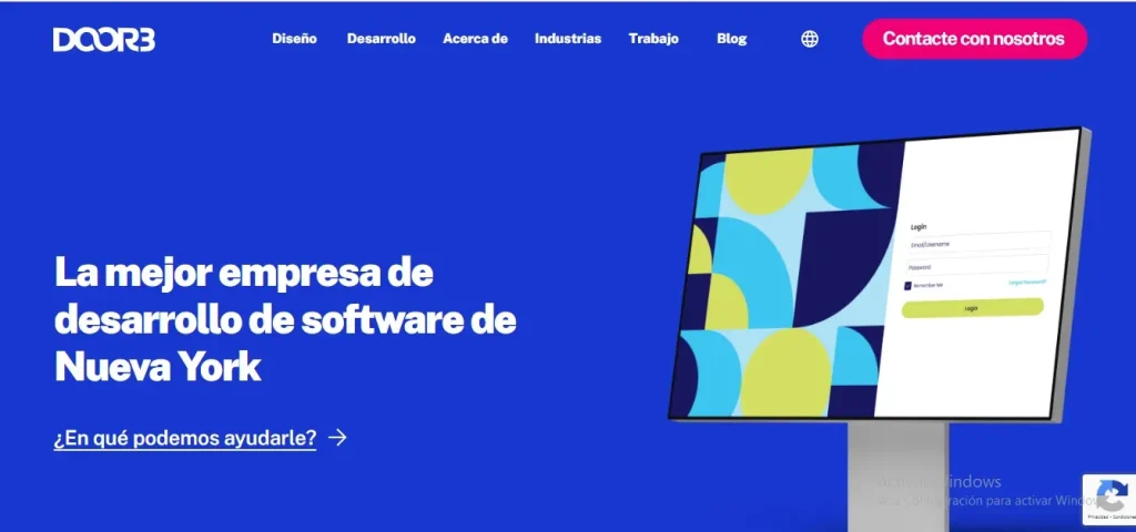 5 mejores empresas de Desarrollo de Software de Aplicación en New York Empresa de Desarrollo de Software DOOR3